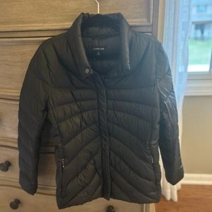 Lands End black coat. Size medium